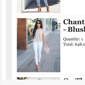 Vici Collection Lace Blouse